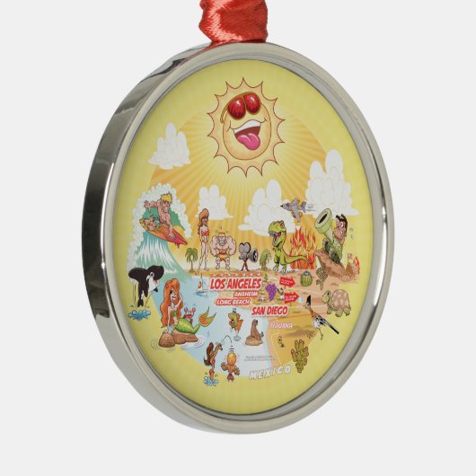 Zuid-Californië Sunshine Ornament (Rechts)