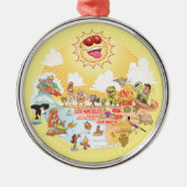 Zuid-Californië Sunshine Ornament (Voorkant)