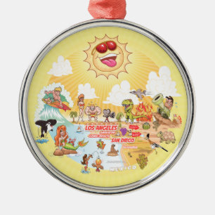Zuid-Californië Sunshine Ornament