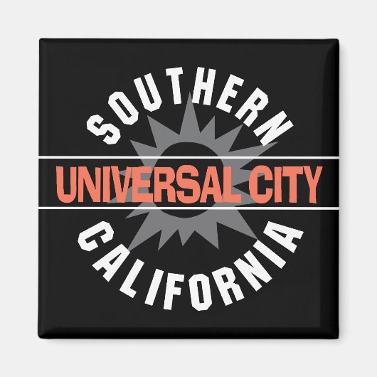 Zuid-Californië - Universele Stad Magneet (Voorkant)
