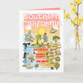 Zuid-Californië verjaardag Kaart (Gele Bloem)