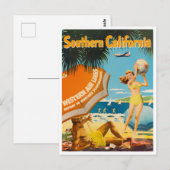 Zuid-Californië vintage-briefkaart Briefkaart (Voorkant / Achterkant)