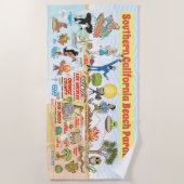 Zuid-Californische deken Strandlaken (Voorkant)