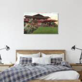 Zuid-Californische verblijfplaats Canvas Afdruk (Insitu (Slaapkamer))