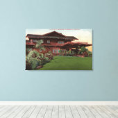 Zuid-Californische verblijfplaats Canvas Afdruk (Insitu (Houten vloer))