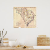 Zuid-Carolina: 1818 Poster (Keuken)