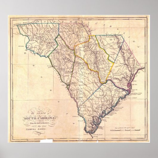 Zuid-Carolina: 1818 Poster (Voorkant)