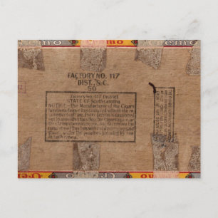 zuid-carolina briefkaart
