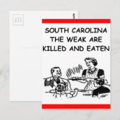 zuid-carolina briefkaart (Voorkant / Achterkant)