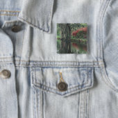 Zuid-Carolina, Charleston Vierkante Button 5,1 Cm (In situ)