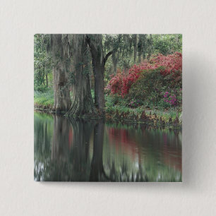 Zuid-Carolina, Charleston Vierkante Button 5,1 Cm