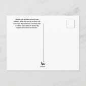 Zuid-Carolina Hoefijzer krab Briefkaart (Achterkant)