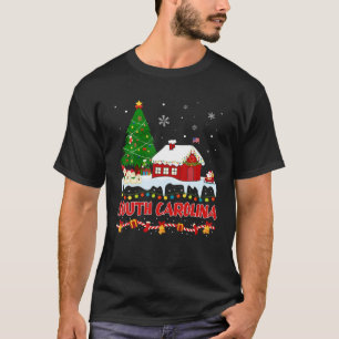 Zuid-Carolina - kerstboom - Licht Pajama State O T-shirt