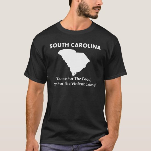 Zuid-Carolina - kom voor het eten... T-shirt (Voorkant)