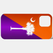 Zuid-Carolina - Oranje en Paars Case-Mate iPhone Case (Achterkant (horizontaal))