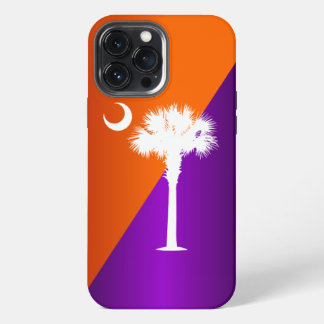 Zuid-Carolina - Oranje en Paars iPhone 13 Pro Max Hoesje
