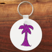 zuid - carolina palmetto - boom sleutelhanger (Voorkant)
