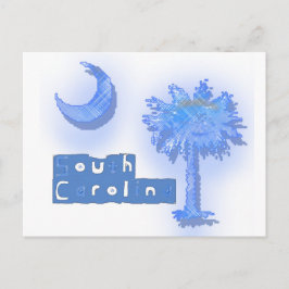 Zuid-carolina palmetto briefkaart