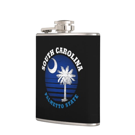 ZUID CAROLINA PALMETTO STATE FLAG HIP FLASK HEUPFLES (Links)
