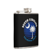 ZUID CAROLINA PALMETTO STATE FLAG HIP FLASK HEUPFLES (Rechts)