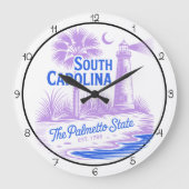 Zuid-Carolina Palmetto State Vuurtoren Grote Klok (Voorkant)