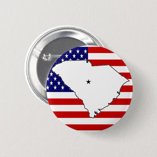 ZUID CAROLINA RONDE BUTTON 5,7 CM (Voorkant /achterkant)