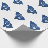 Zuid-Carolina - Schema van schouderblad Cadeaupapier (Hoek)