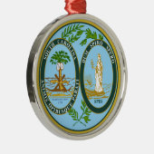 Zuid-Carolina staatsmerk van de Amerikaanse republ Metalen Ornament (Rechts)