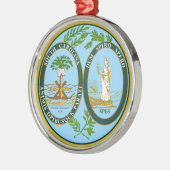 Zuid-Carolina staatsmerk van de Amerikaanse republ Metalen Ornament (Links)