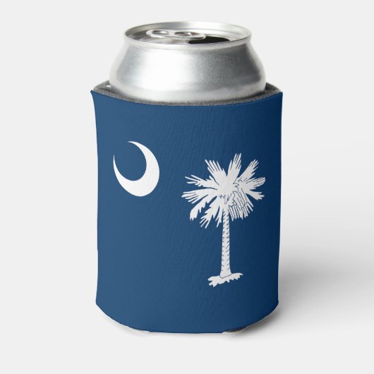 Zuid-Carolina Staatsvlag Blikjeskoeler (Blikje Achterkant)