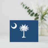 Zuid-Carolina Staatsvlag Briefkaart (Staand voorkant)