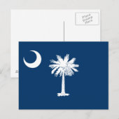 Zuid-Carolina Staatsvlag Briefkaart (Voorkant / Achterkant)