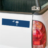 Zuid-Carolina Staatsvlag Bumpersticker (Op Truck)