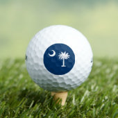 Zuid-Carolina Staatsvlag Golfballen (Insitu Shirt)