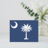 Zuid-Carolina Staatsvlag Halvemaan Briefkaart (Staand voorkant)