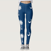 Zuid-Carolina Staatsvlag Leggings (Voorkant)