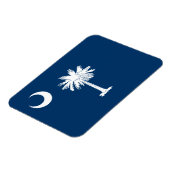 Zuid-Carolina Staatsvlag Magneet (Linkerzijde)