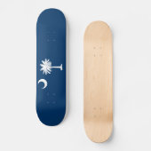 Zuid-Carolina Staatsvlag Persoonlijk Skateboard (Voorkant)