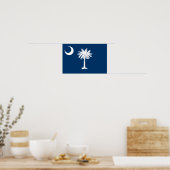 Zuid-Carolina Staatsvlag Poster (Keuken)