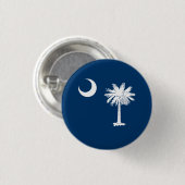 Zuid-Carolina Staatsvlag Ronde Button 3,2 Cm (Voorkant /achterkant)
