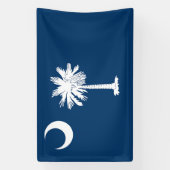 Zuid-Carolina Staatsvlag Spandoek (Verticaal)
