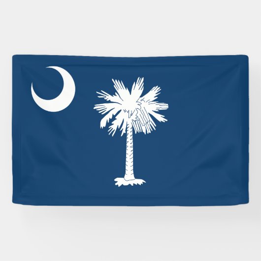 Zuid-Carolina Staatsvlag Spandoek (Horizontaal)