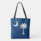 Zuid-Carolina Staatsvlag Tote Bag (Achterkant)