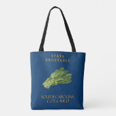 Zuid-Carolina Territory Groente Boerenkool Tote Bag (Achterkant)