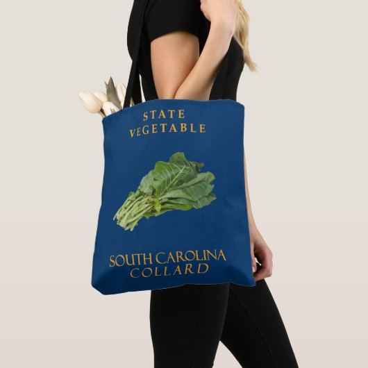 Zuid-Carolina Territory Groente Boerenkool Tote Bag (Dichtbij)