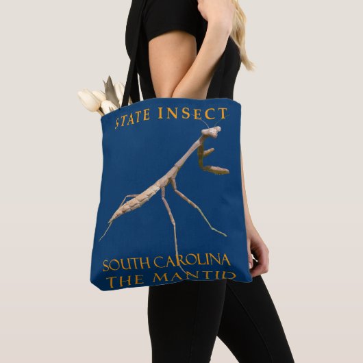 Zuid-Carolina Territory Insect De bidsprinkhaan Tote Bag (Dichtbij)