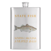 Zuid-Carolina Territory Vis Vis De Rockfish Flacon (Voorkant)