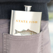 Zuid-Carolina Territory Vis Vis De Rockfish Flacon (Voorbeeld)