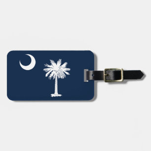 Zuid-Carolina Vlag Bagage Label