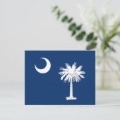 Zuid-Carolina Vlag Bedankkaart (Staand voorkant)